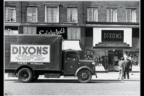 A Dixons store in the 1930s
